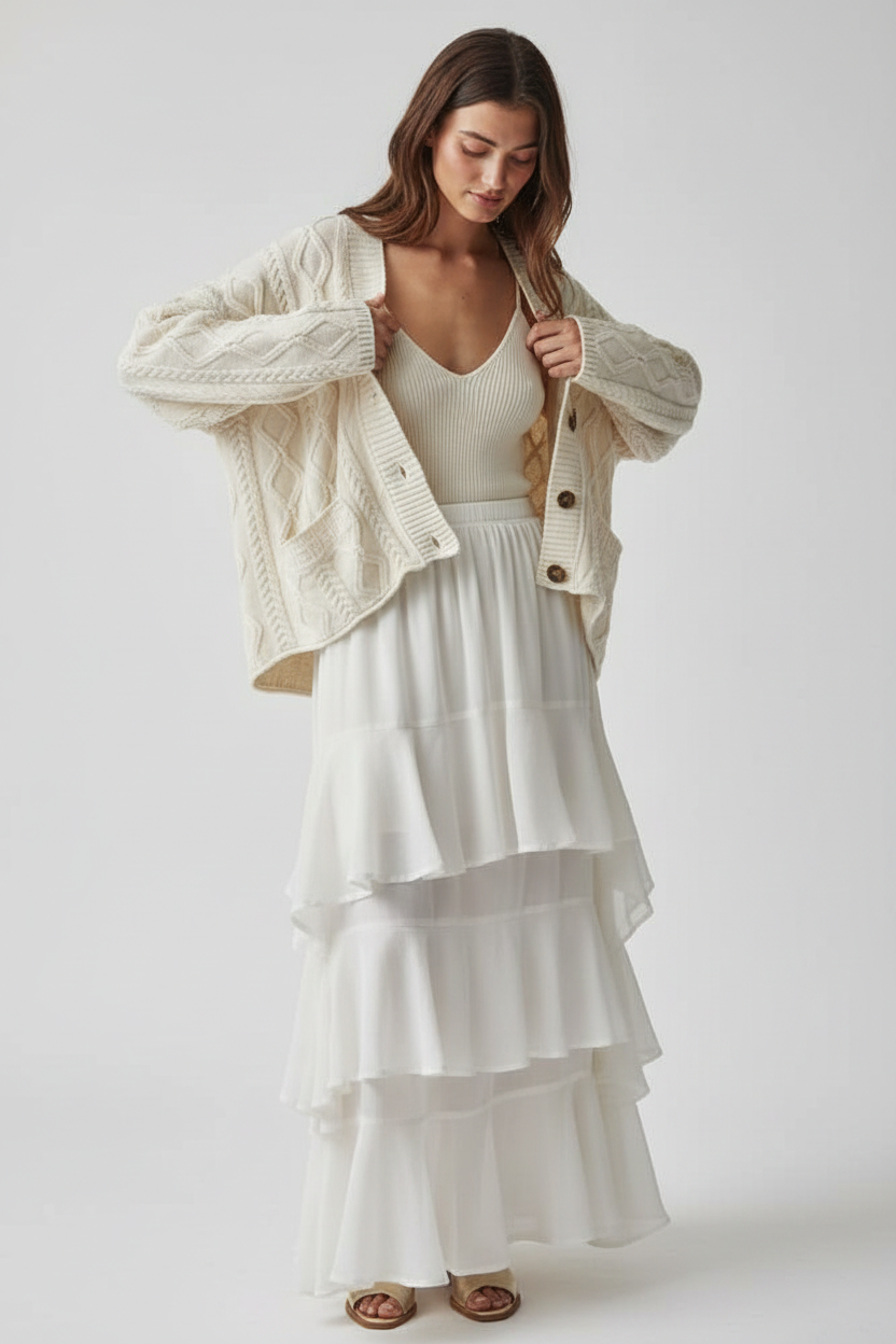 Izzy More - Cardigan Detail