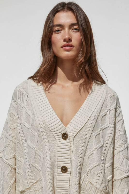 Metal Buttons - Knit Detail