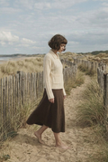 Morrow Coast Cardigan side-profile walk