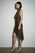 Olive Brown Lace - Side