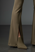 Olive Pant - Slit Edge Detail
