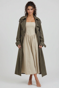 Open-coat full-length pose