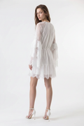 Over shoulder back view