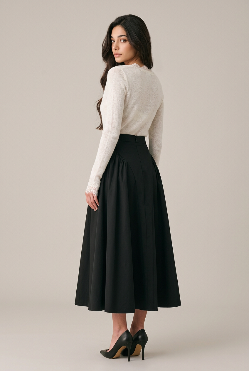 Over-the-shoulder editorial
