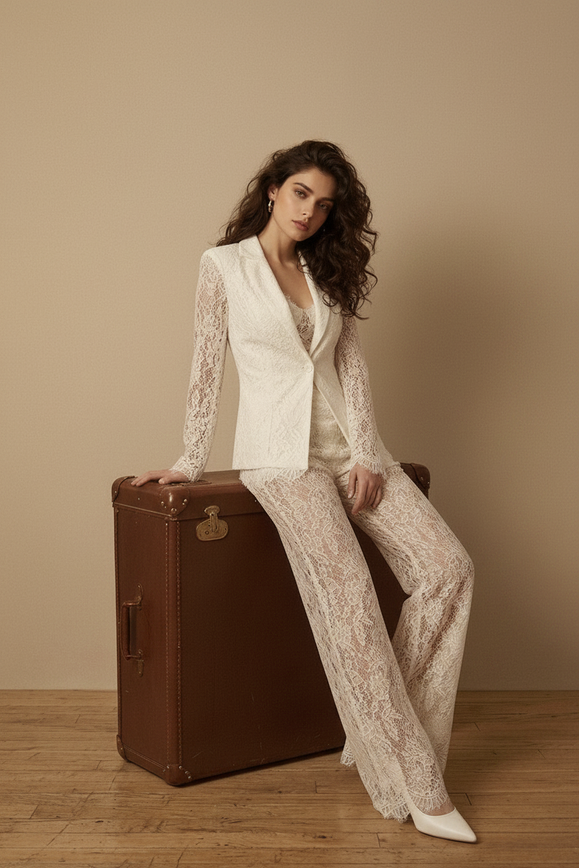 Seated on Trunk