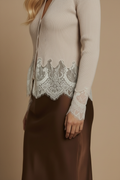 Side-angle lace & hip detail