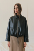 Side-gaze jacket portrait