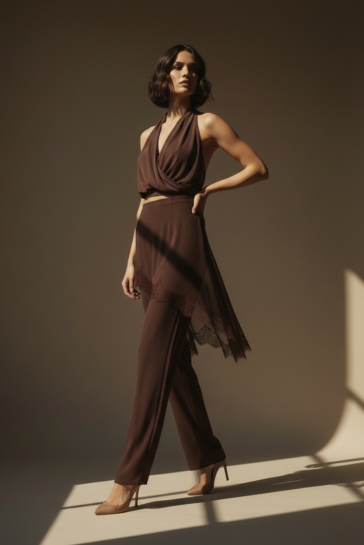 Side profile, statuesque