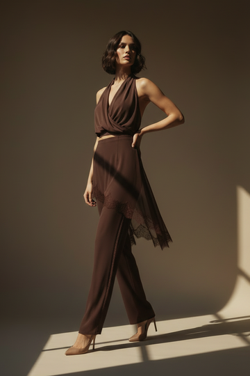 Side profile, statuesque