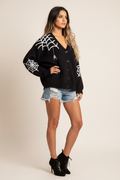 Spider Web Cardigan - 3/4
