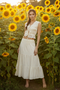 The Amalfi Smocked Textured Set — Sunflower Garden