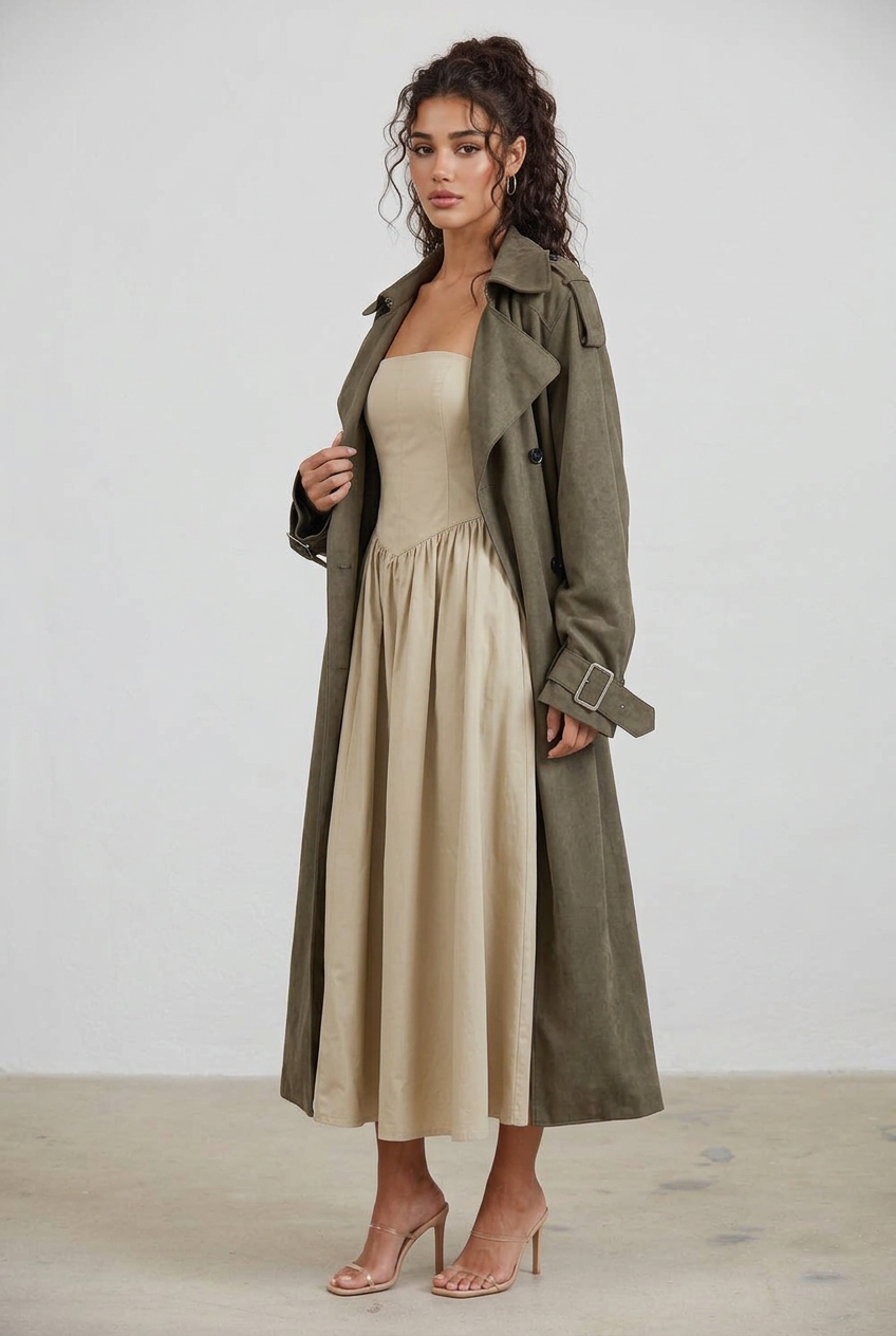 Three-quarter studio pose