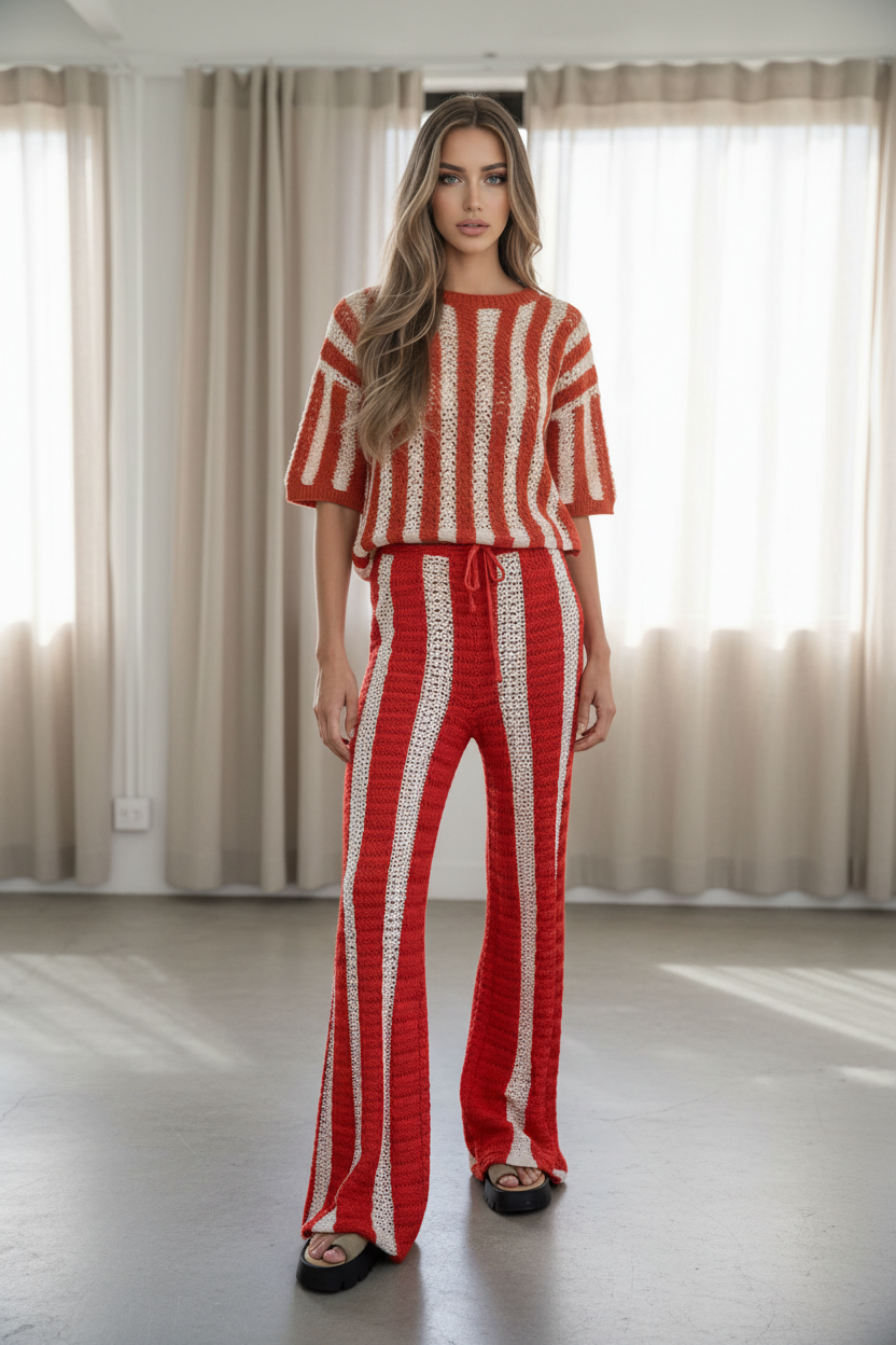 Waist to floor, full flare & platform slides