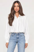 White shirt, front facing