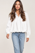 White shirt, walking